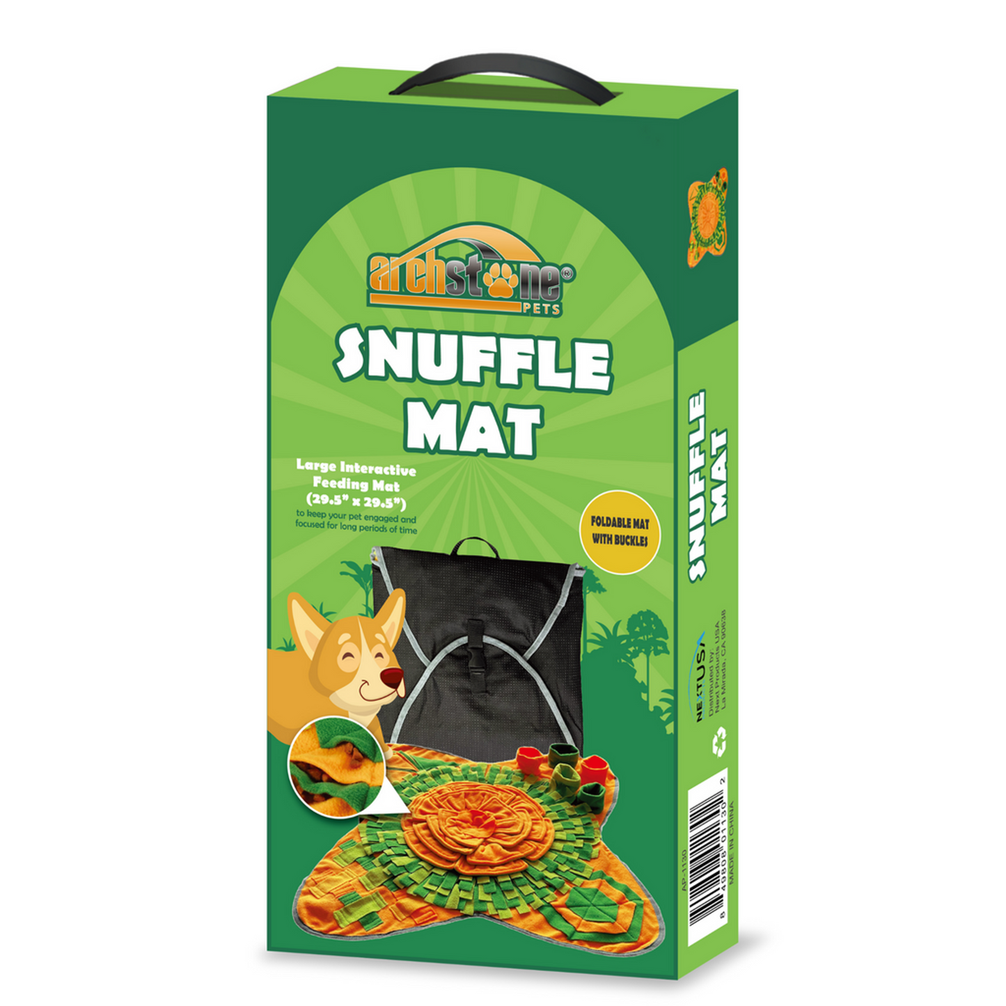 Pet Snuffle Mat - - Interactive Feeding Training Mat for Pets