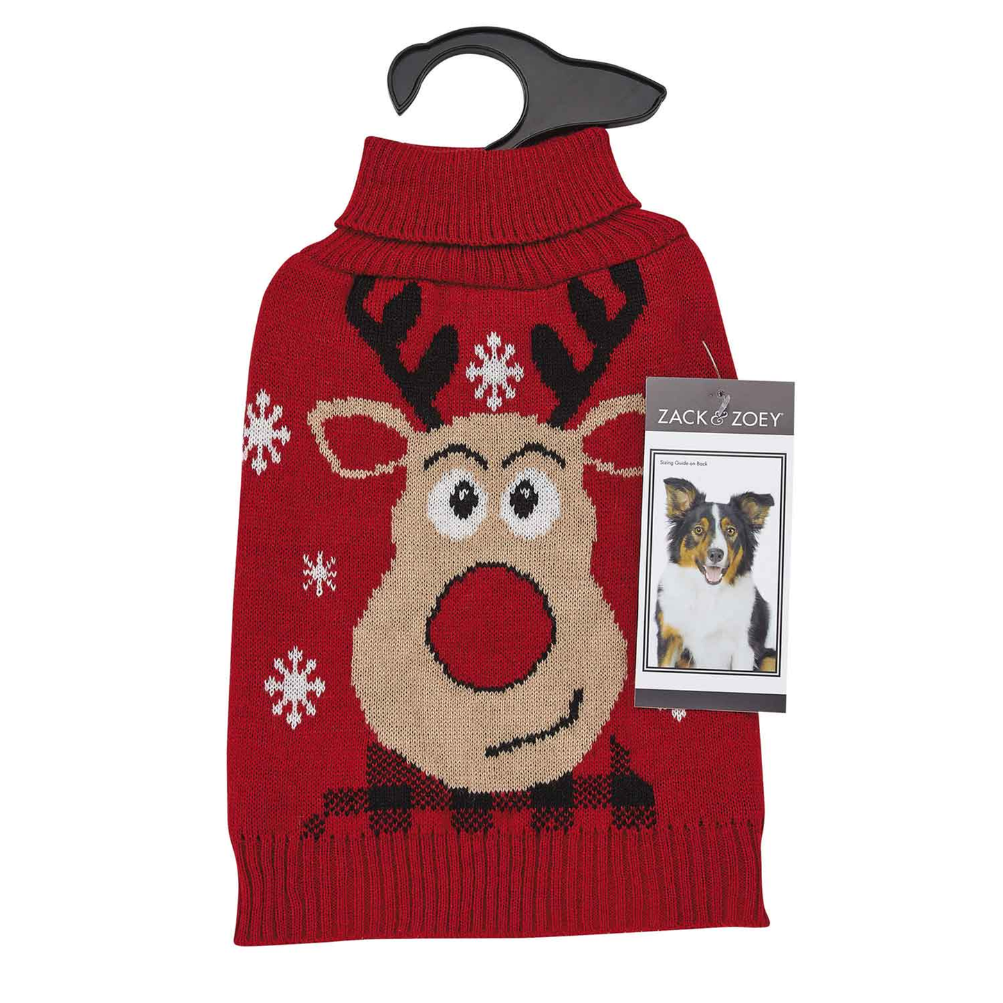 ZZ Red Reindeer Sweater L