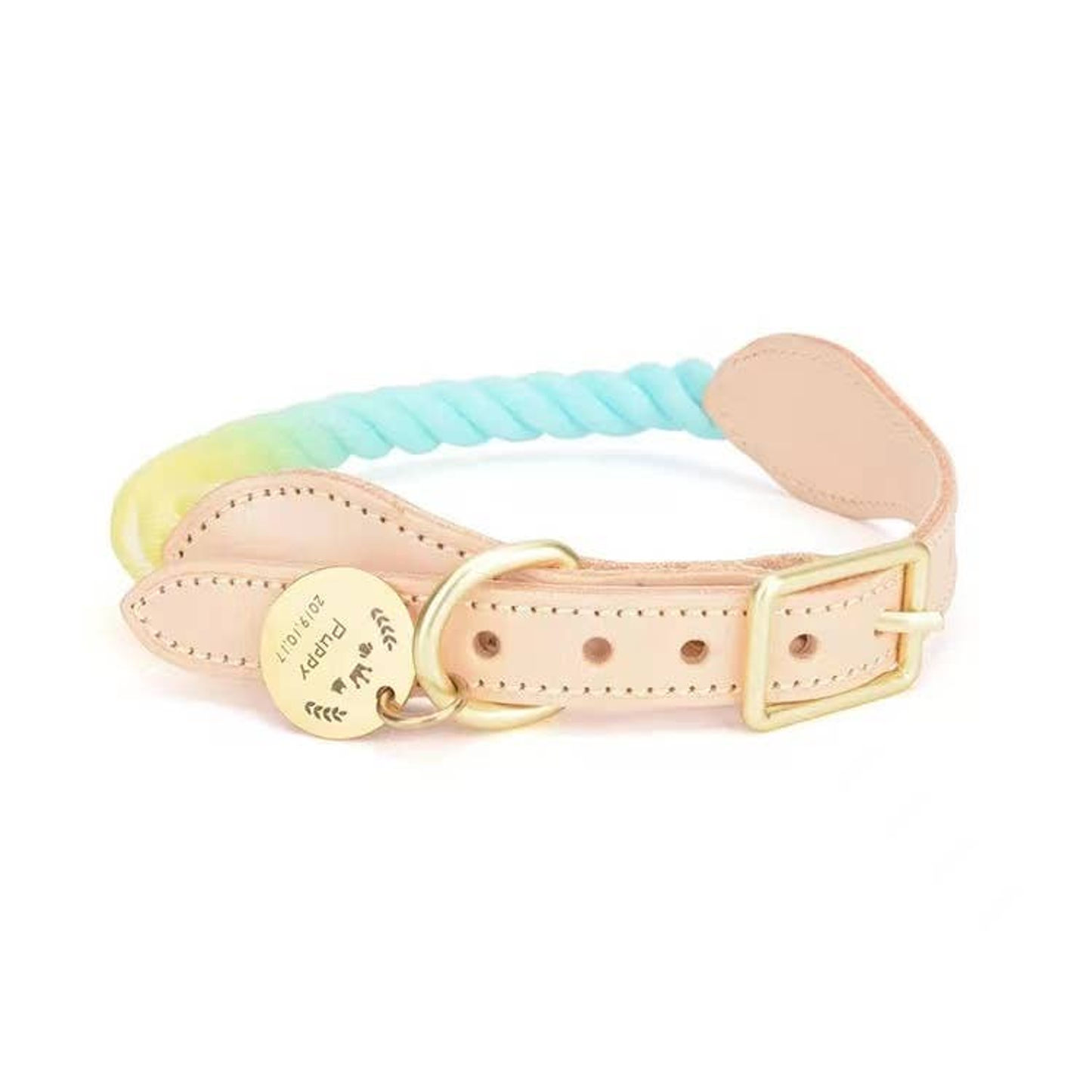 Luxe Royal Leather Rope Collar - Size: | Pack Of: 1