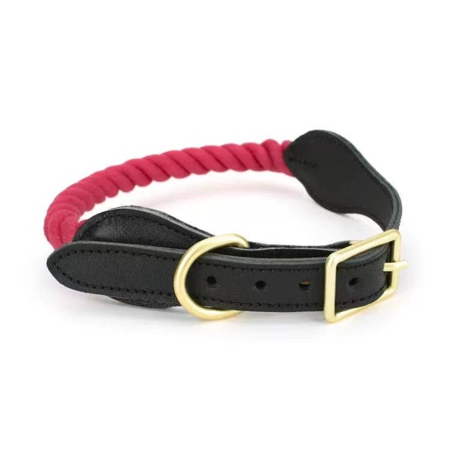 Luxe Royal Leather Rope Collar - Size: | Pack Of: 1