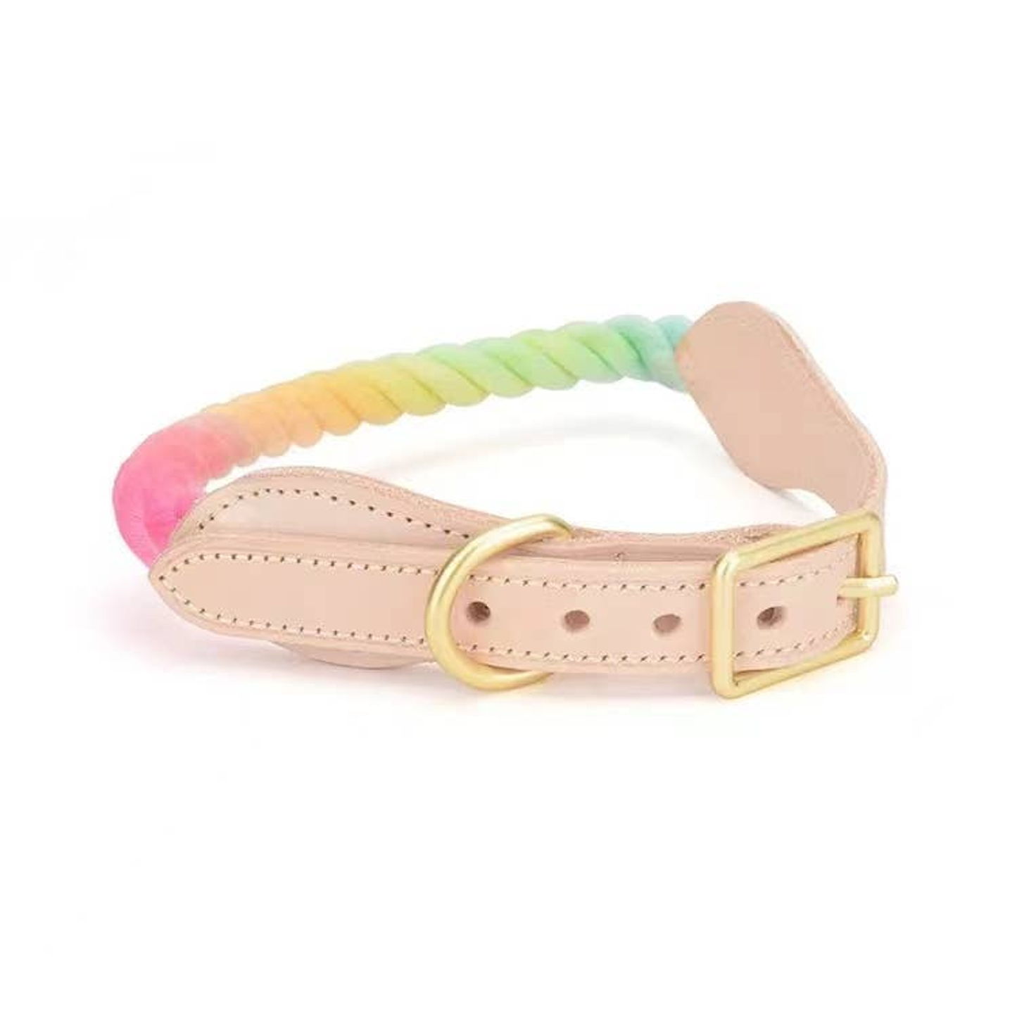 Luxe Royal Leather Rope Collar - Size: | Pack Of: 1