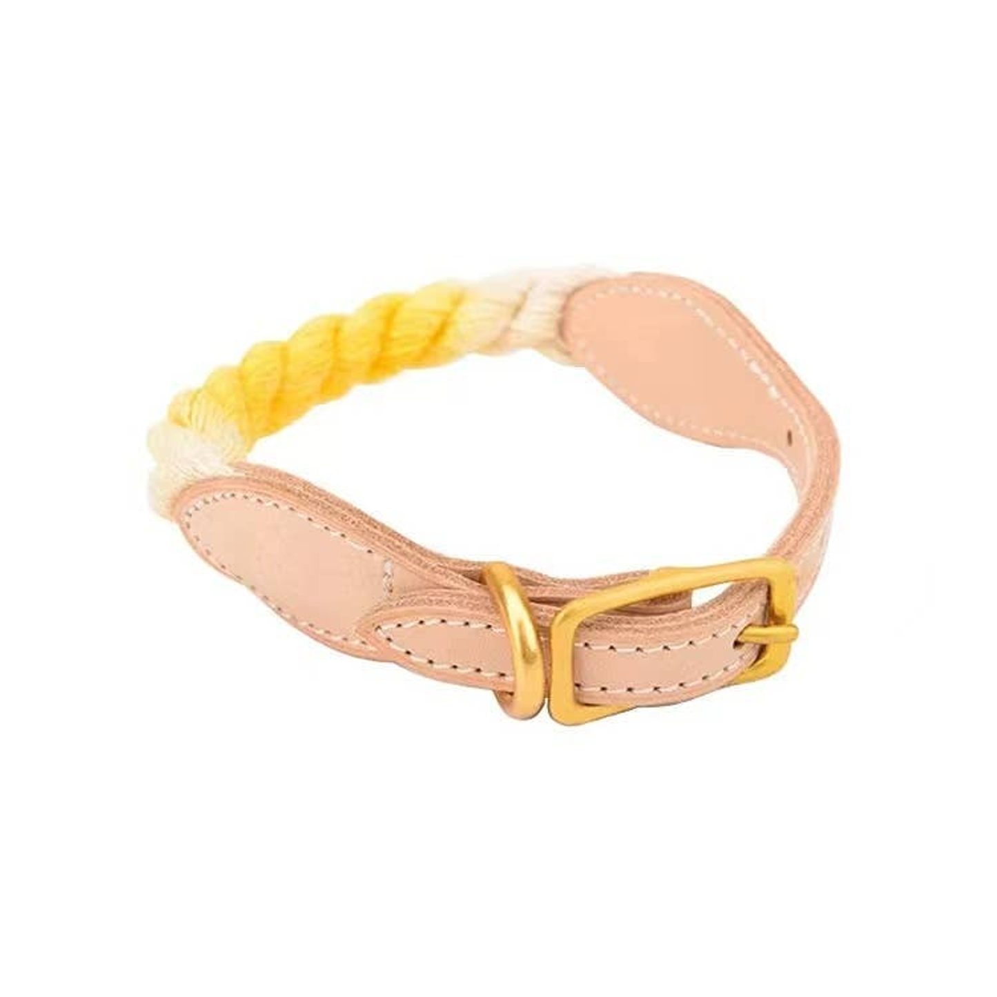 Luxe Royal Leather Rope Collar - Size: | Pack Of: 1
