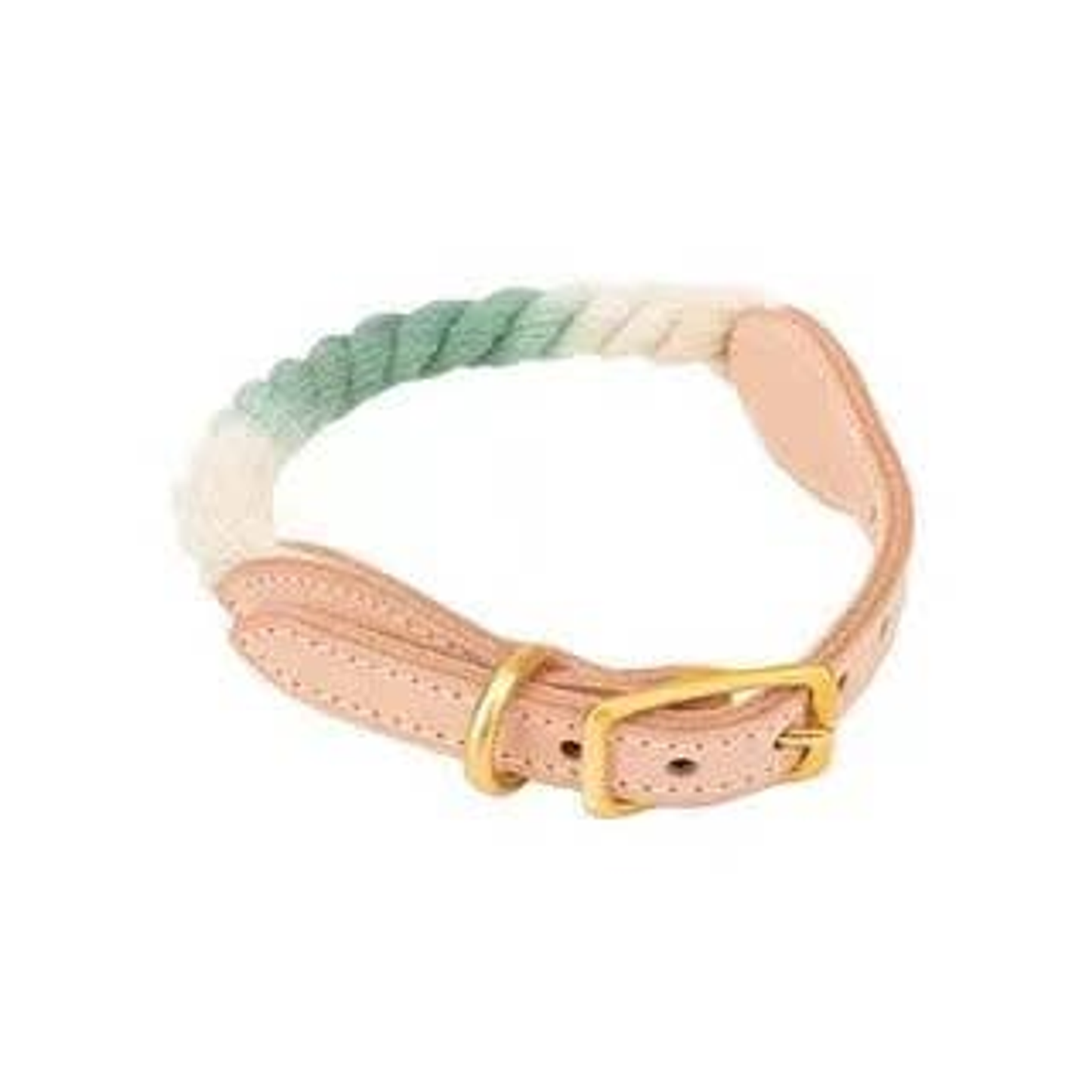 Luxe Royal Leather Rope Collar - Size: | Pack Of: 1
