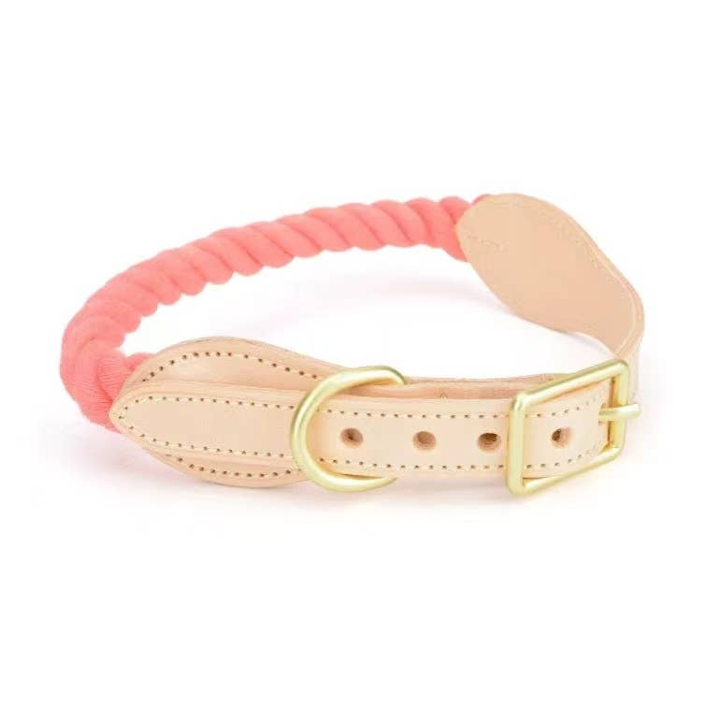 Luxe Royal Leather Rope Collar - Size: | Pack Of: 1