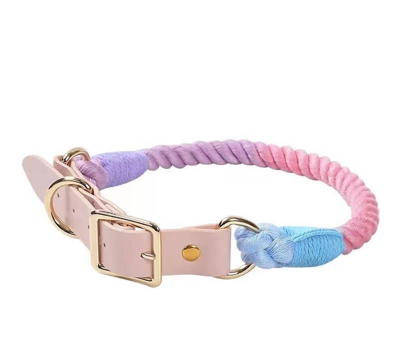 Luxe Royal Leather Rope Collar - Size: | Pack Of: 1