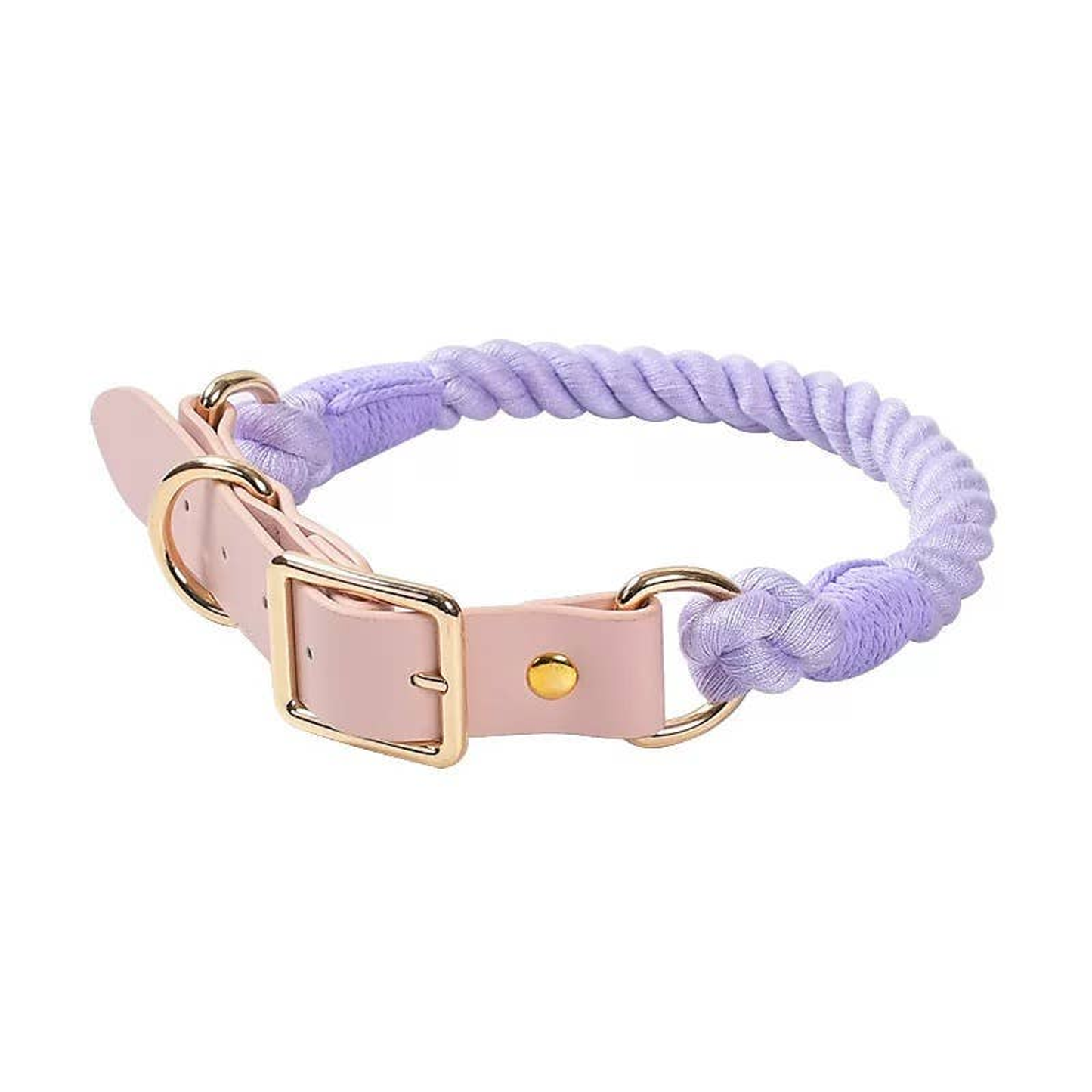 Luxe Royal Leather Rope Collar - Size: | Pack Of: 1