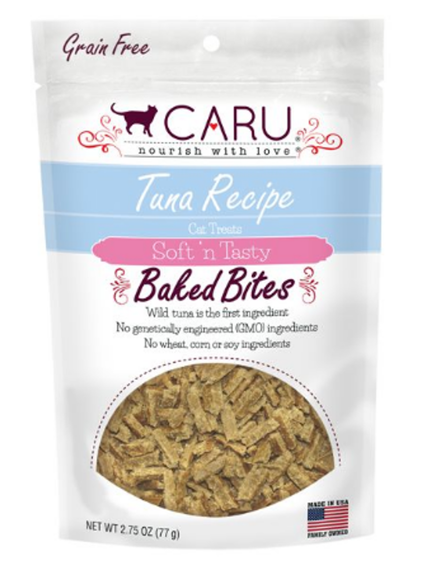 CARU Soft 'n Tasty Tuna Recipe Bites for Cats