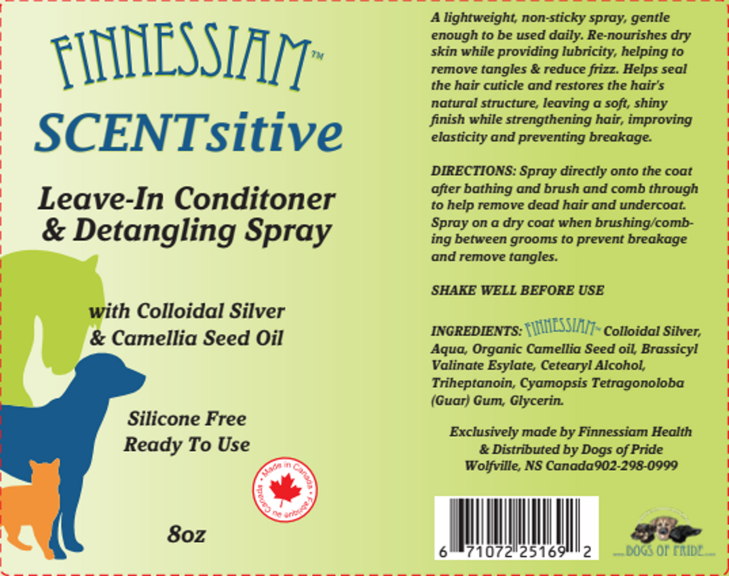 SCENTsitive Leave In Conditioner & Detangling Spray